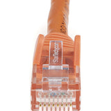 StarTech.com 20ft CAT6 Ethernet Cable - Orange Snagless Gigabit - 100W PoE UTP 650MHz Category 6 Patch Cord UL Certified Wiring/TIA