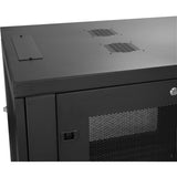 StarTech.com 4-Post 12U Server Rack Cabinet, 19" Data Rack Cabinet for Computer / IT Equipment, Home Network Rack, Half Height Server Rack