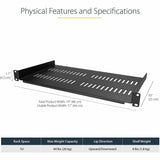 Baie serveur ventilée 1U StarTech.com