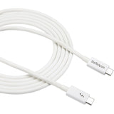 StarTech.com 6.6ft (2m) Thunderbolt 3 Cable, 20Gbps, 100W PD, 4K Video, Thunderbolt-Certified, Compatible w/ TB4/USB 3.2/DisplayPort