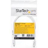 StarTech.com 3.3ft (1m) Thunderbolt 3 Cable, 20Gbps, 100W PD, 4K Video, Thunderbolt-Certified, Compatible w/ TB4/USB 3.2/DisplayPort