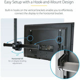 StarTech.com TV Ceiling Mount, Full-Motion Hanging Single Screen Vesa Mount