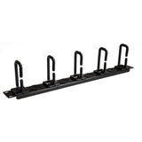 StarTech.com Organiseur de câbles 1U 48 cm (19 po) - Crochet anneau en D pour rack réseau/serveur - Panneau de câbles horizontal pour centre de données