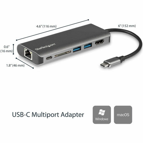 StarTech USB-C Travel Dock - 4K HDMI - 60W PD