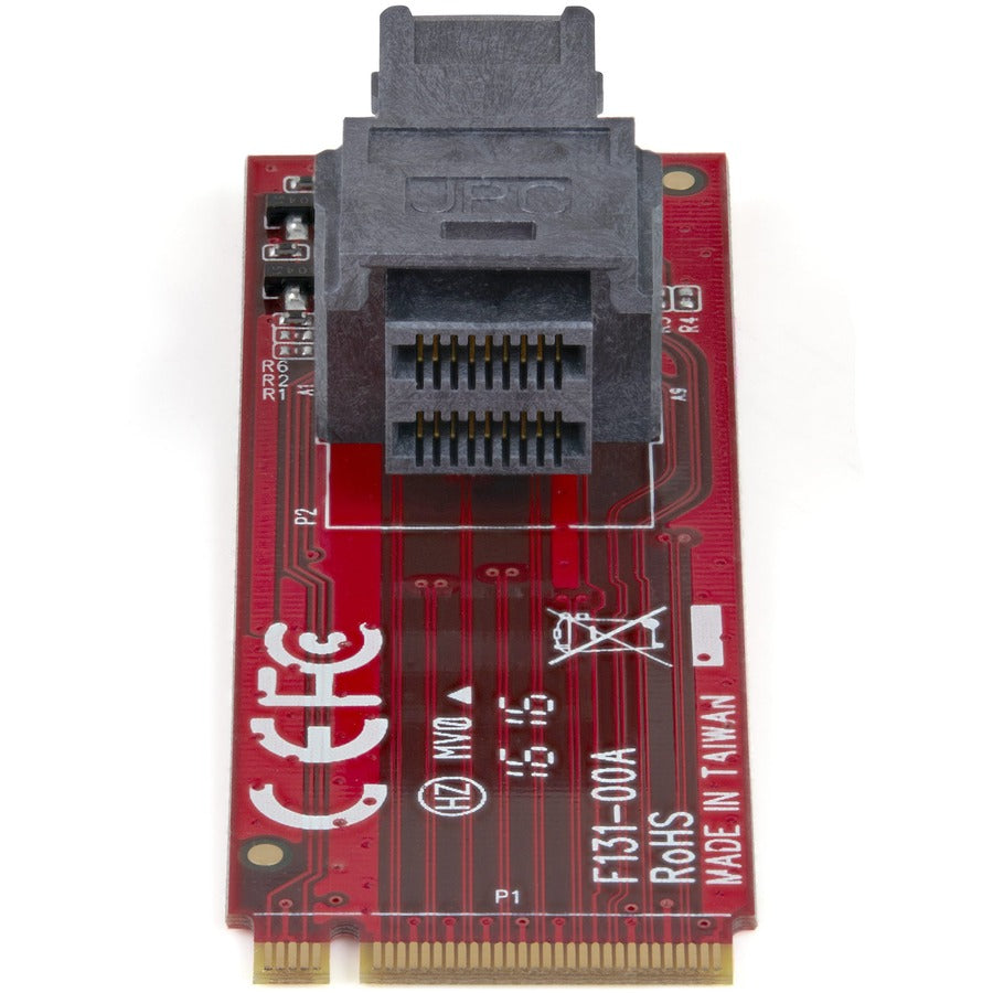 StarTech.com U.2 to M.2 Adapter for U.2 NVMe SSD - M.2 PCIe x4 Host Interface - U.2 SSD SFF-8643 Adapter - M2 PCIe Adapter - U.2 Drive Adapter
