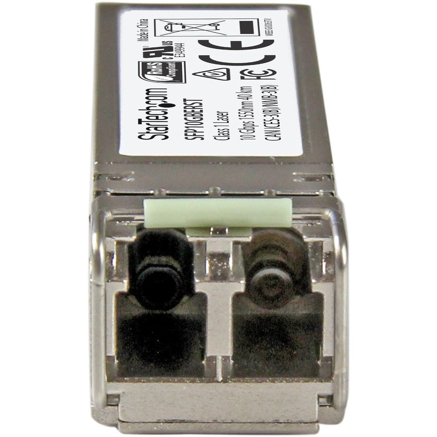 StarTech.com MSA Uncoded SFP+ Module - 10GBASE-ER - 10GE Gigabit Ethernet SFP+ 10GbE Single Mode Fiber (SMF) Optic Transceiver - 40km DDM