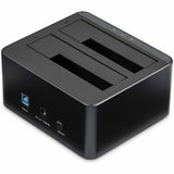 StarTech.com Dual-Bay USB 3.0 to SATA Hard Drive Docking Station, 2.5/3.5" SATA I/II/III, SSD/HDD Dock, USB Hard Drive Bays, Top-Loading