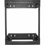 StarTech.com Rack réseau mural robuste à 2 montants 12U, rack serveur à cadre ouvert de 48,3 cm (19 po) avec profondeur réglable, rack de données pour équipements informatiques ~