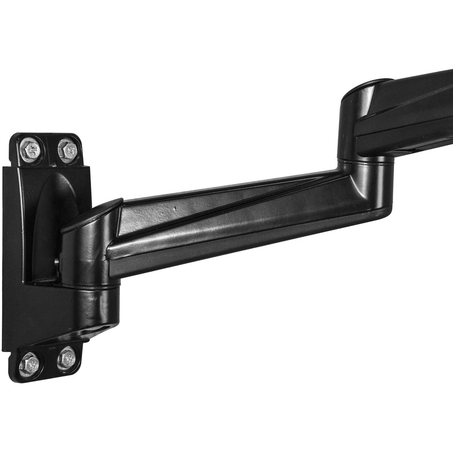 StarTech.com Bras de fixation murale pour deux écrans, support mural VESA ergonomique et articulé pour deux écrans de 24 pouces (5 kg), barre transversale réglable