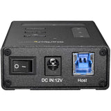Hub USB 3.0 StarTech.com 4 ports - 1 port USB-C et 3 ports USB-A - Hub USB Type-A métallique montable - USB 3.1/3.2 Gen 1 5 Gbit/s - Auto-alimenté - BC 1.2