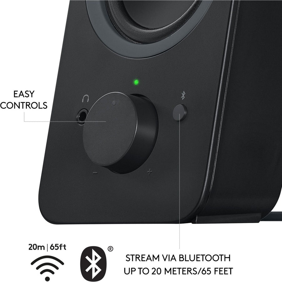Système d'enceintes Bluetooth Logitech Z207 - 5 W RMS - Noir