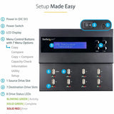 StarTech.com 1:7 Standalone USB Duplicator and Eraser - for USB Flash Drives - Flash Drive Duplicator - USB Copier - USB Thumb Drive Duplicator