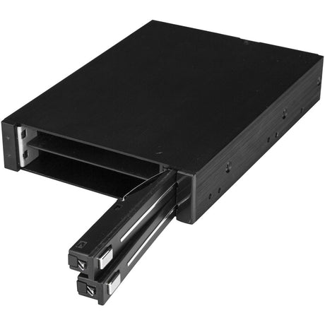 StarTech.com Dual-Bay 2.5in SATA SSD / HDD Rack for 3.5in Front Bay - Trayless SATA Backplane - RAID
