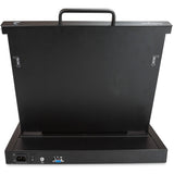 StarTech.com Rackmount KVM Console - 1U 17" LCD Monitor Single Port VGA KVM Server Rack Drawer includes Cables & Hardware - USB Support