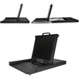 StarTech.com 16 Port Rackmount KVM Console w/ Cables - Integrated KVM Switch w/ 17" LCD - 1U LCD KVM Drawer 50000 MTBF - USB + VGA Support