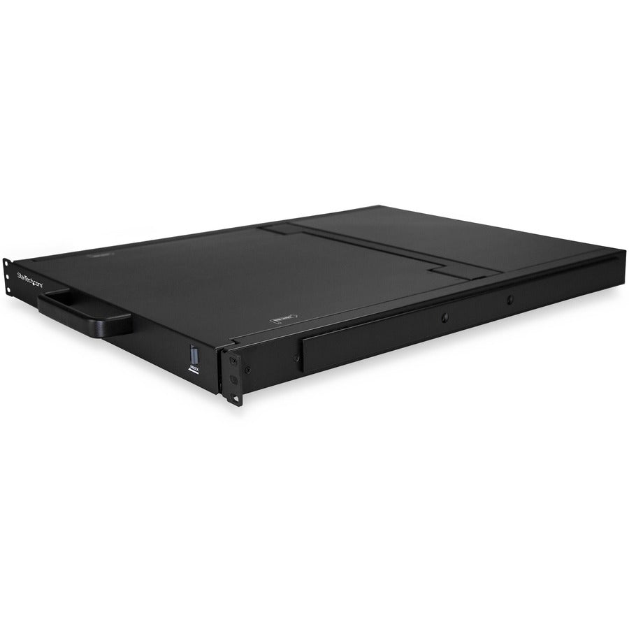 StarTech.com 16 Port Rackmount KVM Console w/ Cables - Integrated KVM Switch w/ 17" LCD - 1U LCD KVM Drawer 50000 MTBF - USB + VGA Support