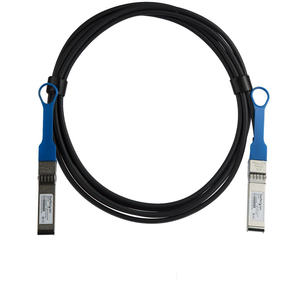Câble à connexion directe StarTech.com 10G SFP+ vers SFP+ (3 m) pour HPE JD097C - DAC 10GbE SFP+ cuivre 10 Gbit/s Twinax passif basse consommation