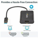 StarTech.com USB to DisplayPort Adapter - USB to DP 4K Video Adapter - USB 3.0 - 4K 30Hz