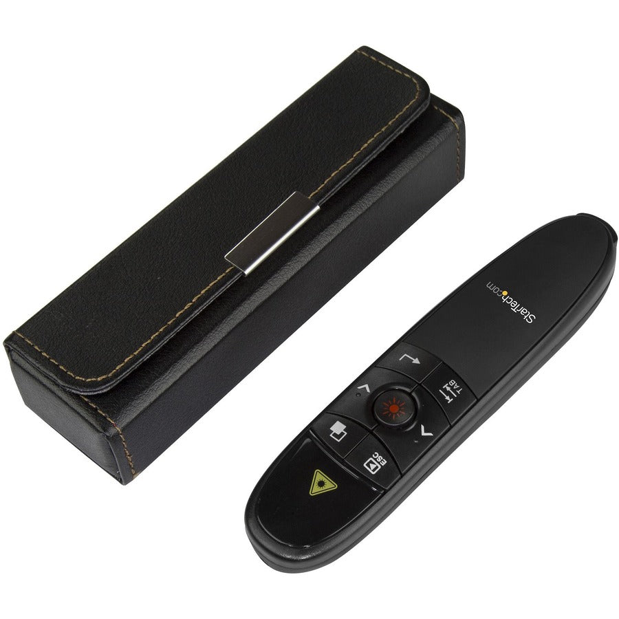Star Tech.com Wireless Presentation Remote with Red Laser Pointer - 90 ft. - PowerPoint Presentation Clicker for Mac & Windows (PRESREMOTE)
