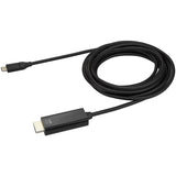 Câble USB-C vers HDMI StarTech.com de 3 m (10 pi) - Adaptateur vidéo 4K 60 Hz USB-C DP Alt Mode vers HDMI 2.0 - Compatible avec Thunderbolt 3