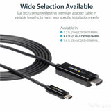 Câble USB-C vers HDMI StarTech.com de 2 m (6 pi)