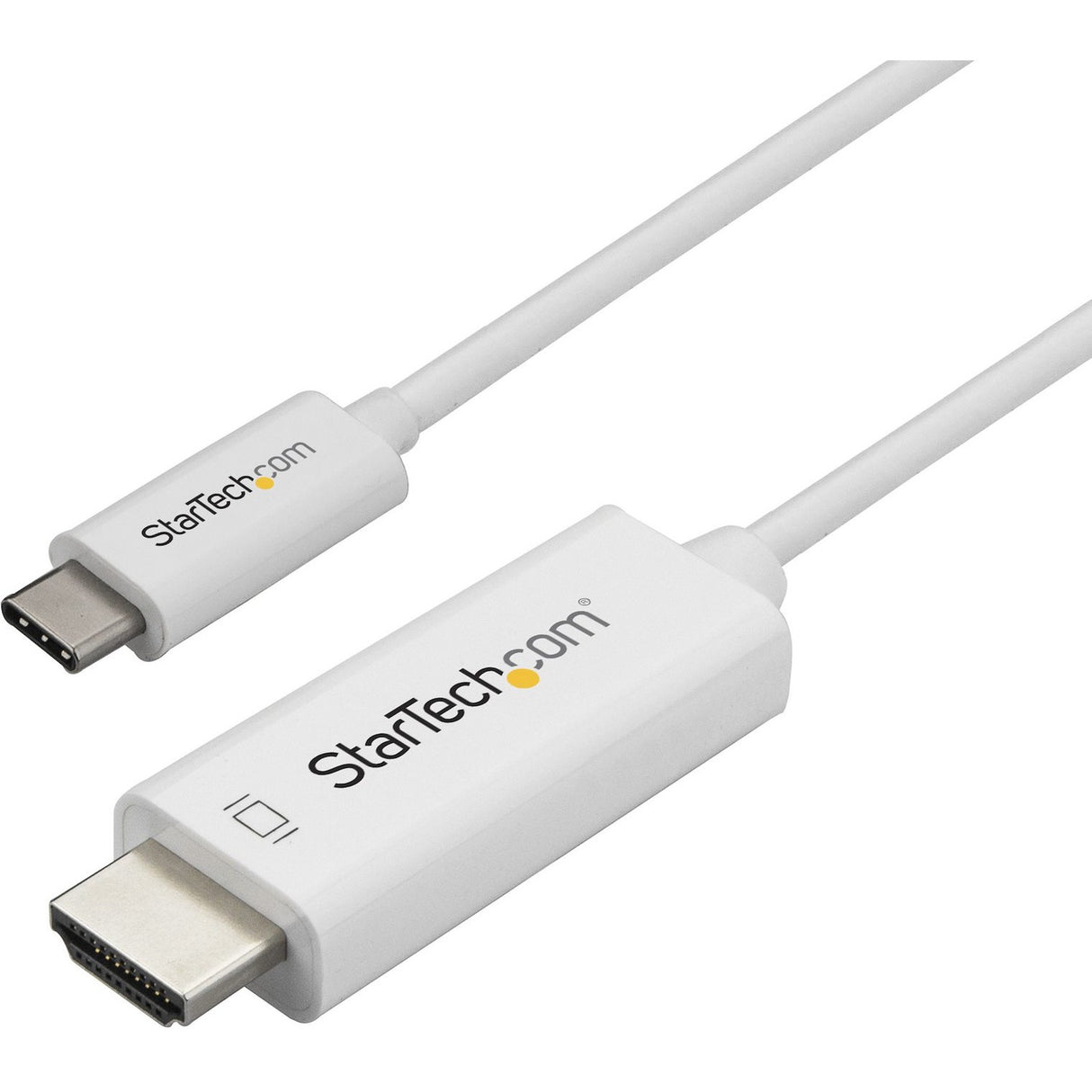 Câble USB-C vers HDMI StarTech.com de 1 m (3 pi) - Adaptateur vidéo 4K 60 Hz USB-C DP Alt Mode vers HDMI 2.0 - Compatible avec Thunderbolt 3