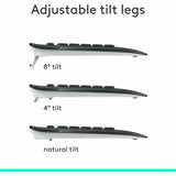 Logitech MK540 Advanced Wireless Keyboard and Mouse Combo for Windows, 2.4 GHz Unifying USB-Receiver, Multimedia Hotkeys, 3-Year Battery Life, for PC, Laptop
