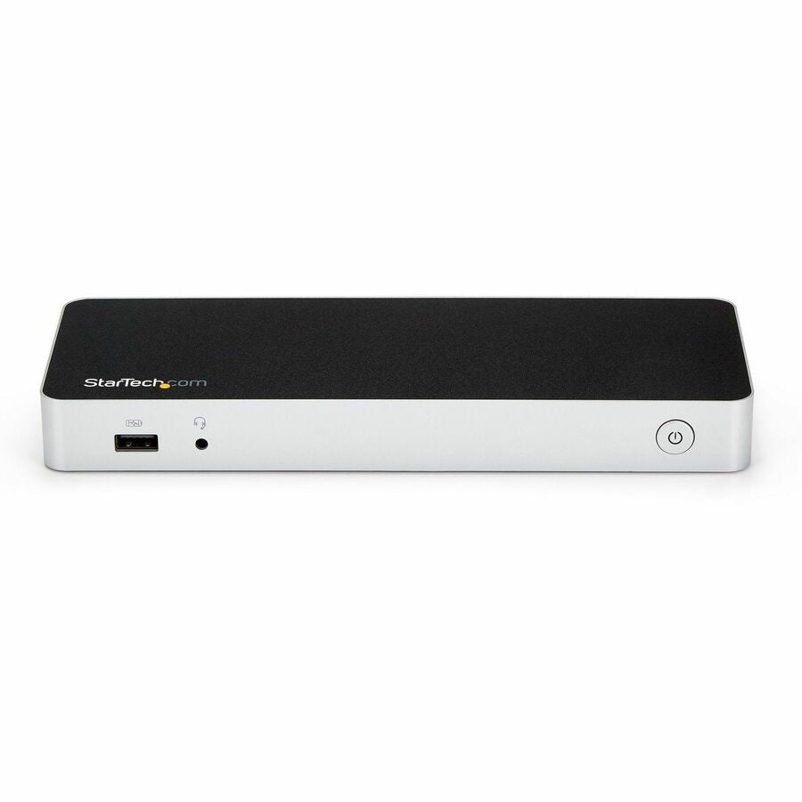 StarTech.com Dual Monitor USB C Docking Station w/ 60W Power Delivery - USB 3.1 Gen 1 Type C to HDMI or DVI - 5x USB - Windows Laptop Dock