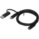 ThinkPad Hybrid USB-C with USB-A Dock - Black - USB; Gigabit Ethernet; Display P