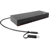 ThinkPad Hybrid USB-C with USB-A Dock - Black - USB; Gigabit Ethernet; Display P