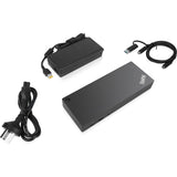 ThinkPad Hybrid USB-C with USB-A Dock - Black - USB; Gigabit Ethernet; Display P