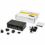 StarTech.com 4 Port Dual DisplayPort KVM Switch - DisplayPort 1.2 KVM - 4K 60Hz