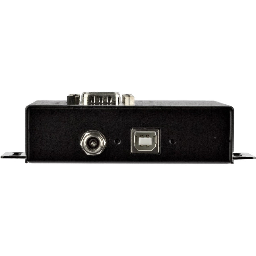StarTech.com USB to RS232/RS485/RS422 4 Port Serial Hub Adapter - Industrial Metal USB 2.0 to DB9 Serial Converter - Din Rail Mountable