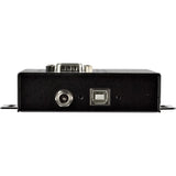 StarTech.com USB to RS232/RS485/RS422 4 Port Serial Hub Adapter - Industrial Metal USB 2.0 to DB9 Serial Converter - Din Rail Mountable
