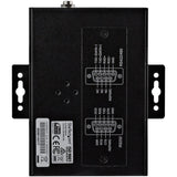 StarTech.com USB to RS232/RS485/RS422 4 Port Serial Hub Adapter - Industrial Metal USB 2.0 to DB9 Serial Converter - Din Rail Mountable