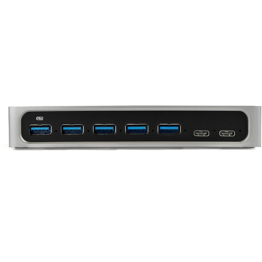 StarTech.com Hub USB-C 7 ports avec charge rapide - 5 ports USB-A et 2 ports USB-C (USB 3.0 SuperSpeed 5 Gbit/s) - Adaptateur USB 3.2 Gen 1 - Auto-alimenté