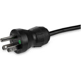 StarTech.com 6ft (2m) Hospital Grade Power Cord, 18AWG, NEMA 5-15P to C13, 10A 125V, Green Dot Medical Power Cable, Monitor Power Cable