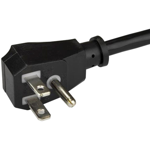 StarTech.com 15ft(4.5m) Computer Power Cord, Flat 5-15P to C13, 10A 125V 18AWG, Black Replacement AC PC Power Cord, TV/Monitor Power Cable