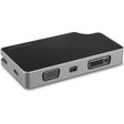 StarTech.com USB C Multiport Video Adapter 4-in-1 - 95W Power Delivery - Space Gray - Aluminum - 4K60Hz - Wrap-Around Cable - USB C Adapter (CDPVDHMDPDP)