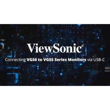 ViewSonic Graphic VG2455-2K 24" Class WQHD LED Monitor - 16:9 - Black