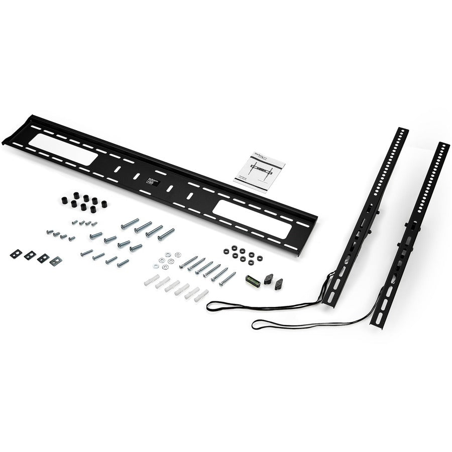 Support mural StarTech.com pour écrans VESA de 60 à 100 pouces (75 kg) - Support de montage universel inclinable et robuste pour grands écrans plats