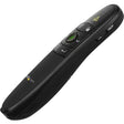 Wireless Presentation Remote with Green Laser Pointer - 90 ft. (27 m) - USB Presentation Clicker for Mac and Windows - Batteries Included - Wireless Slideshow and Volume Controls