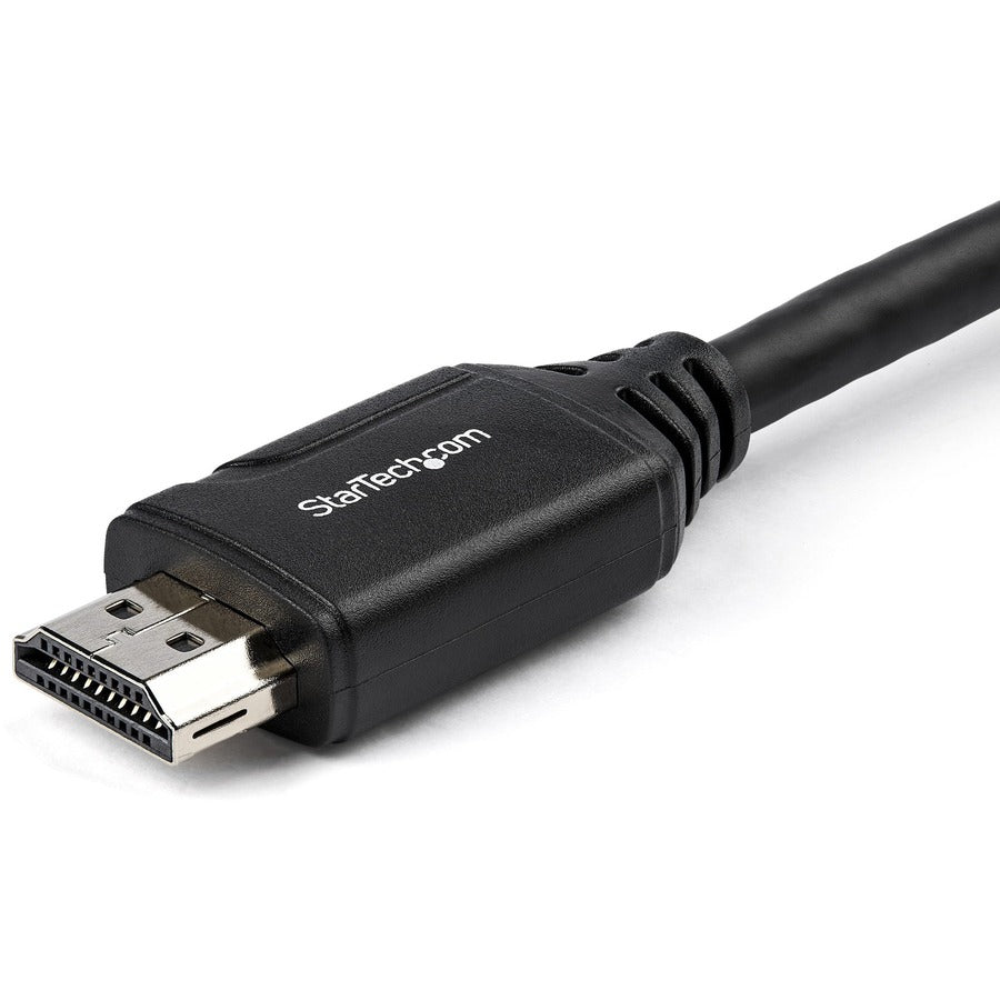 StarTech.com 6"/15cm HDMI Port Saver Cable, 4K 60Hz High Speed HDMI 2.0 Extension Cable with Ethernet, HDMI Male to Female Extension Cord