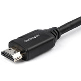 StarTech.com 6"/15cm HDMI Port Saver Cable, 4K 60Hz High Speed HDMI 2.0 Extension Cable with Ethernet, HDMI Male to Female Extension Cord