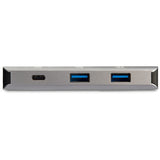Hub USB-C 3 ports StarTech.com avec Gigabit Ethernet (2 ports USB-A et 1 port USB-C) - Hub USB 3.2 Gen 2 Type-C SuperSpeed 10 Gbit/s - Alimentation par bus USB