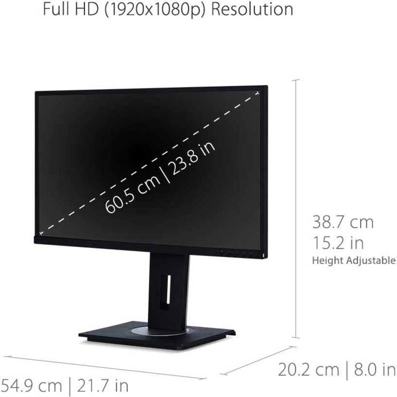 Moniteur LED Full HD ViewSonic Graphic VG2448-PF 24 pouces - 16:9