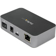 StarTech.com 3 Port USB C 3.1 Gen 2 Hub with Ethernet Adapter - 10Gbps USB Type C to 2x USB-A 1x USB-C - Powered Hub w/ Fast Charging