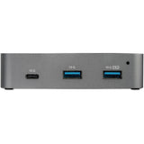 StarTech.com 3 Port USB C 3.1 Gen 2 Hub with Ethernet Adapter - 10Gbps USB Type C to 2x USB-A 1x USB-C - Powered Hub w/ Fast Charging