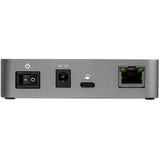 StarTech.com 3 Port USB C 3.1 Gen 2 Hub with Ethernet Adapter - 10Gbps USB Type C to 2x USB-A 1x USB-C - Powered Hub w/ Fast Charging