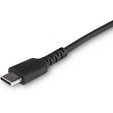 StarTech.com 3 foot/1m Durable Black USB-C to Lightning Cable, Rugged Heavy Duty Charging/Sync Cable for Apple iPhone/iPad MFi Certified
